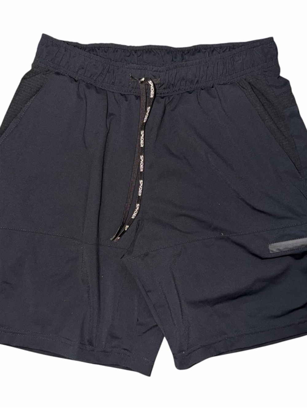 Men's Black Athletic Drawstring Shorts Spyder Small